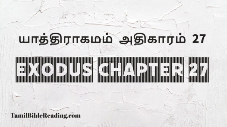 Exodus Chapter 27, யாத்திராகமம் அதிகாரம் 27, good scripture for today,