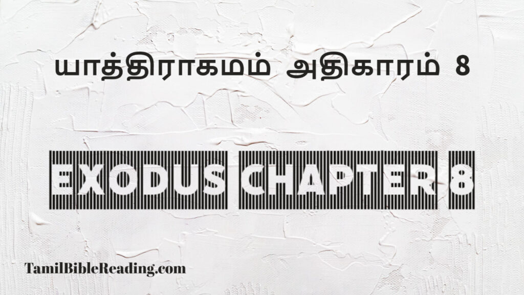 Exodus Chapter 8, யாத்திராகமம் அதிகாரம் 8, good scripture for today,