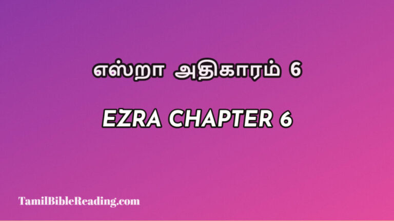 Ezra Chapter 6, எஸ்றா அதிகாரம் 6, every day bible verses,