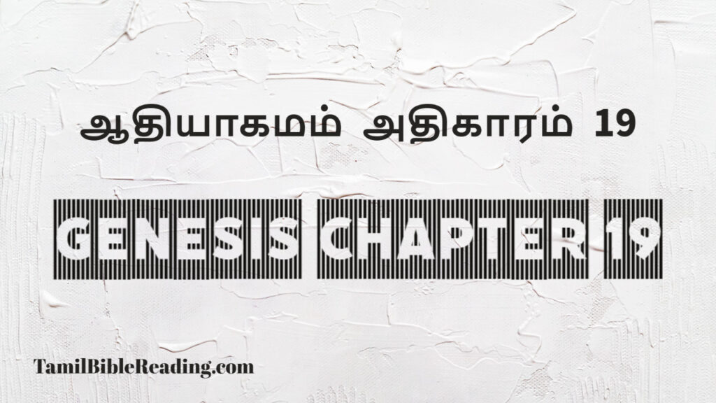Genesis Chapter 19, ஆதியாகமம் அதிகாரம் 19, tamil bible, easy to read bible online free,
