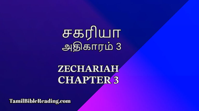 சகரியா அதிகாரம் 3, Zechariah Chapter 3, online tamil bible reading,