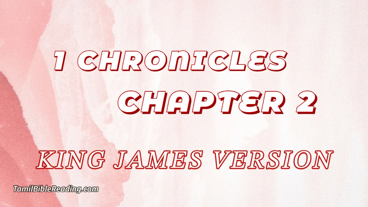 1 Chronicles Chapter 2, English Bible, KJV Bible, online English Bible, tbr site,