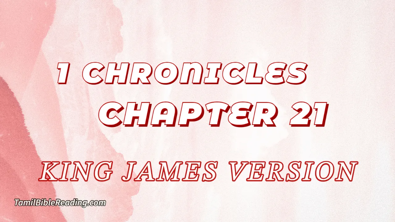 1 Chronicles Chapter 21, English Bible, KJV Bible, online English Bible, tbr site,