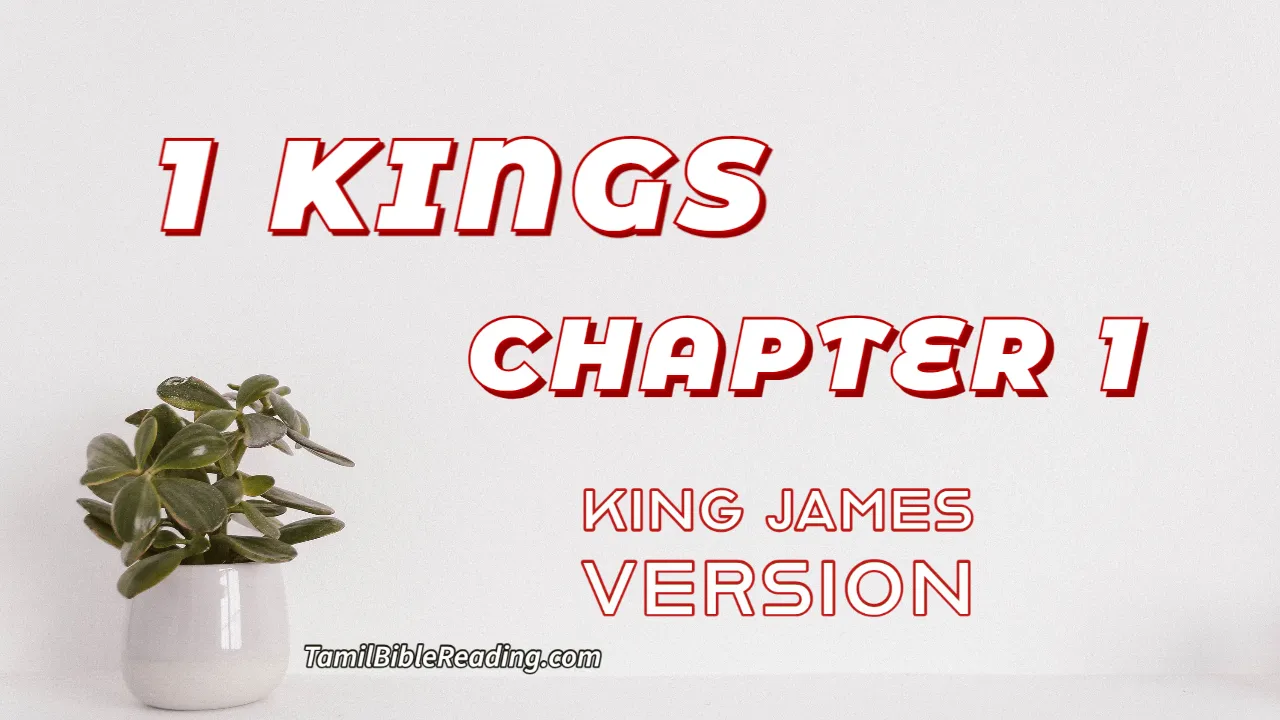 1 Kings Chapter 1, English Bible, KJV Bible, online English Bible, tbr site,