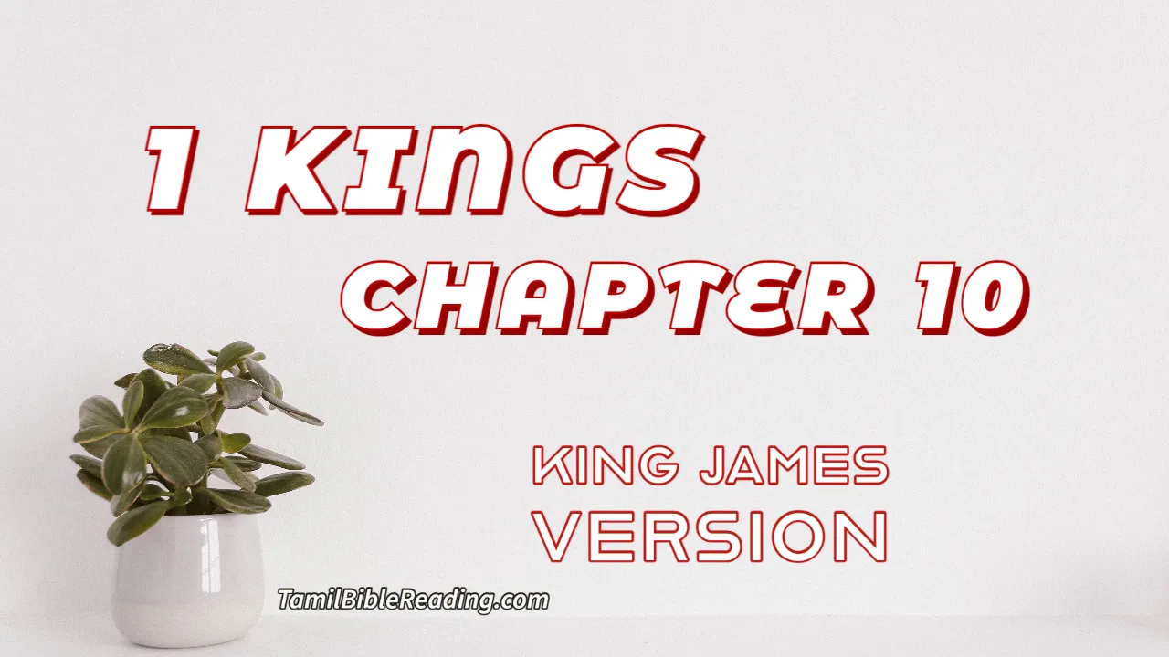 1 Kings Chapter 10, English Bible, KJV Bible, online English Bible, tbr site,