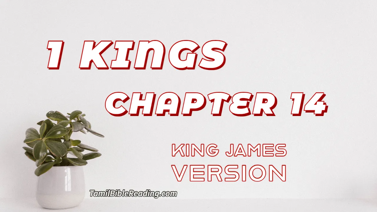 1 Kings Chapter 14, English Bible, KJV Bible, online English Bible, tbr site,