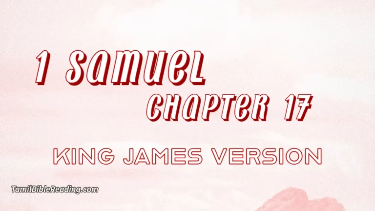 1 Samuel Chapter 17, English Bible, KJV Bible, online English Bible, tbr site,