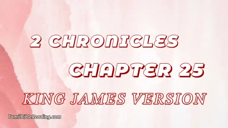 2 Chronicles Chapter 25, English Bible, KJV Bible, online English Bible, tbr site,