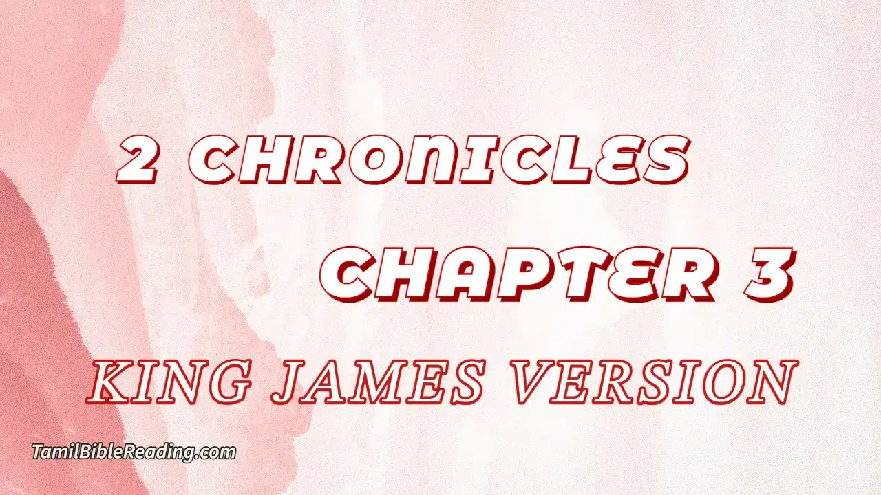 2 Chronicles Chapter 3, English Bible, KJV Bible, online English Bible, tbr site,