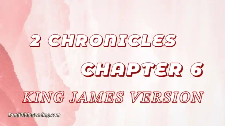 2 Chronicles Chapter 6, English Bible, KJV Bible, online English Bible, tbr site,