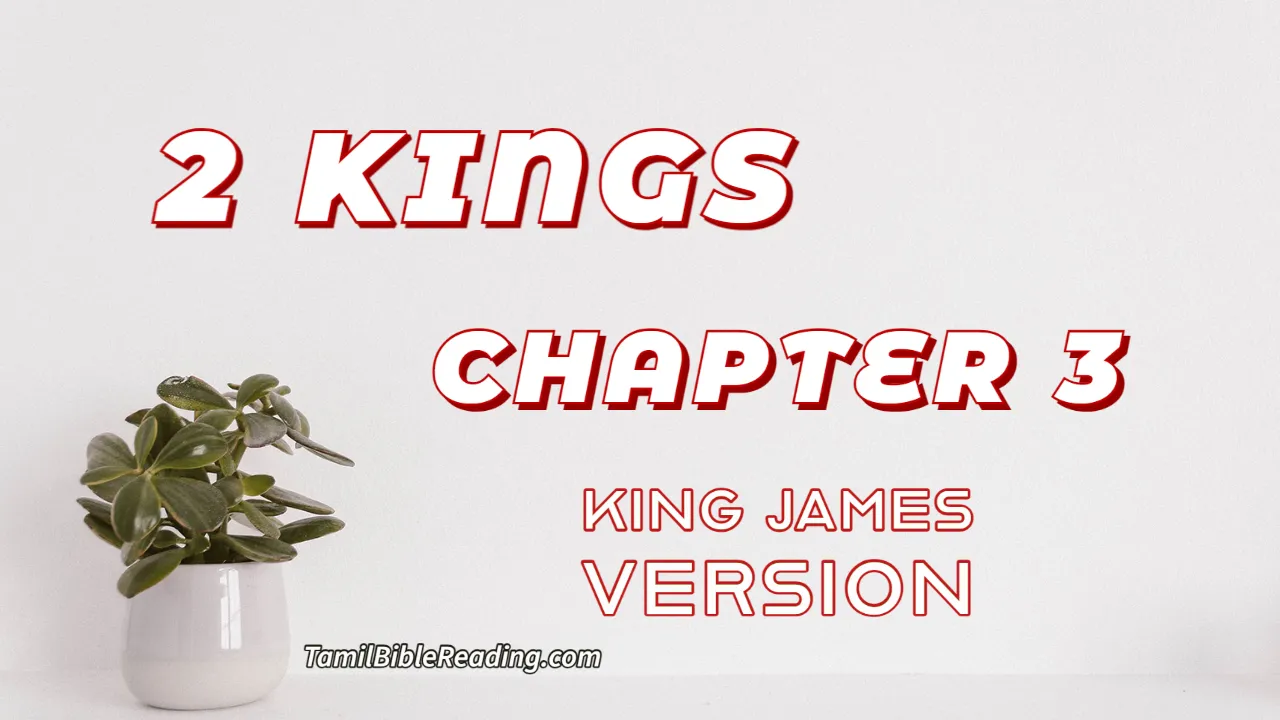 2 Kings Chapter 3, English Bible, KJV Bible, online English Bible, tbr site,