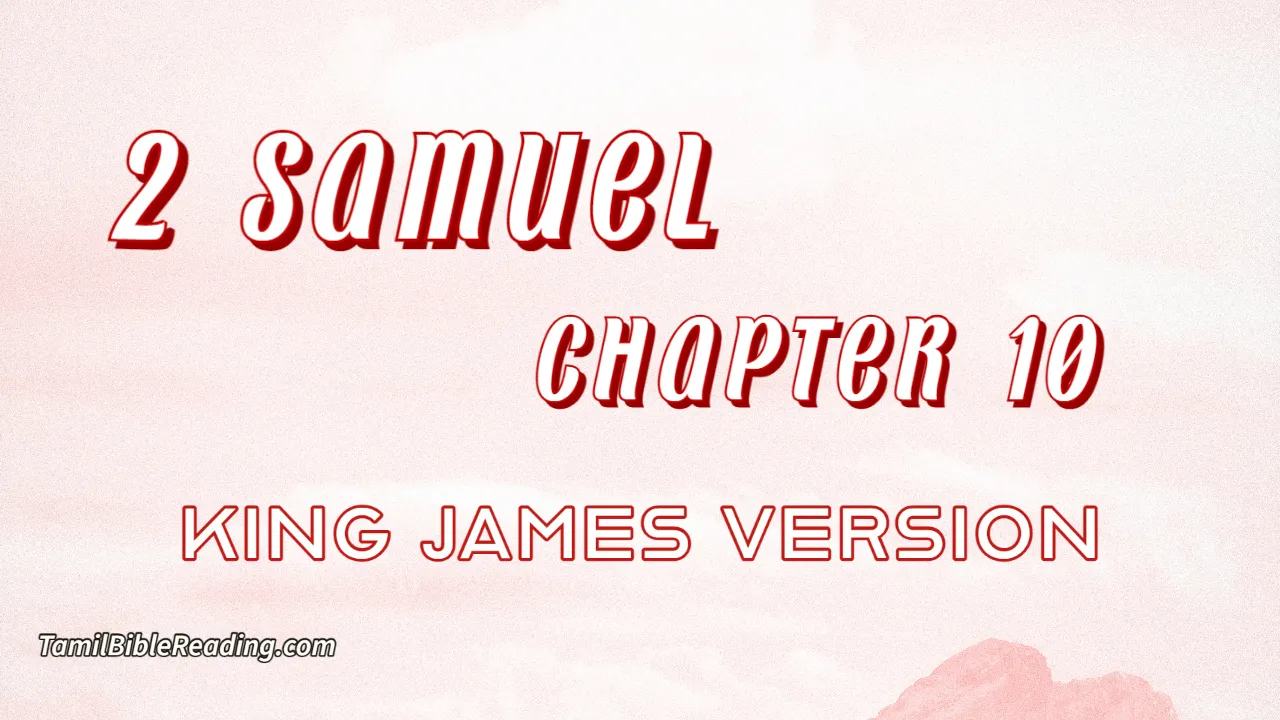 2 Samuel Chapter 10, English Bible, KJV Bible, online English Bible, tbr site,