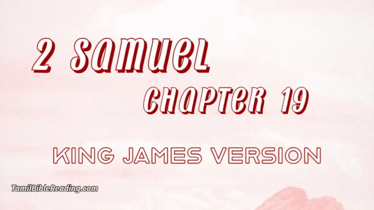 2 Samuel Chapter 19, English Bible, KJV Bible, online English Bible, tbr site,