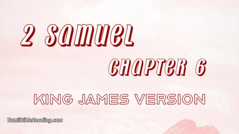 2 Samuel Chapter 6, English Bible, KJV Bible, online English Bible, tbr site,