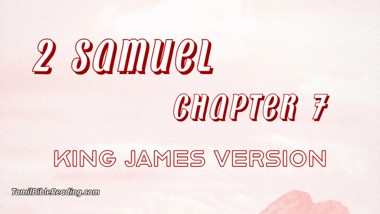 2 Samuel Chapter 7, English Bible, KJV Bible, online English Bible, tbr site,