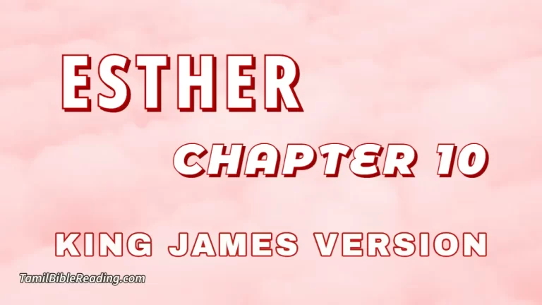 Esther Chapter 10, English Bible, KJV Bible, online English Bible, tbr site,