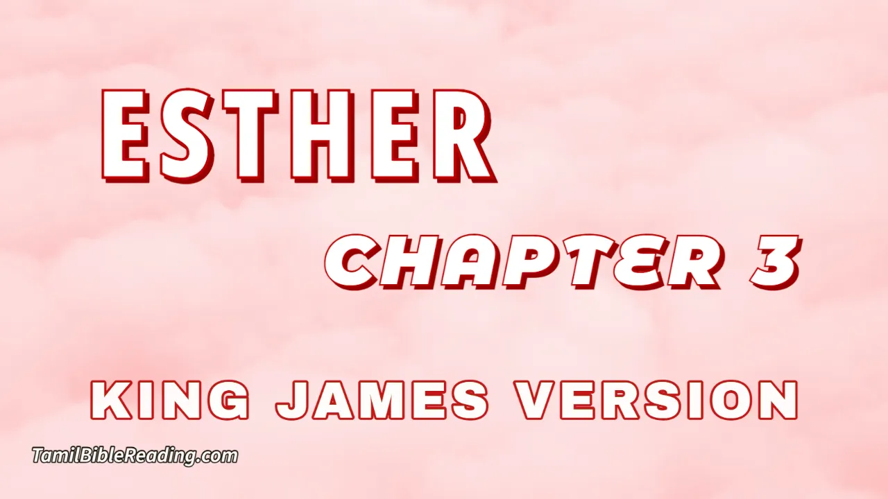 Esther Chapter 3, English Bible, KJV Bible, online English Bible, tbr site,