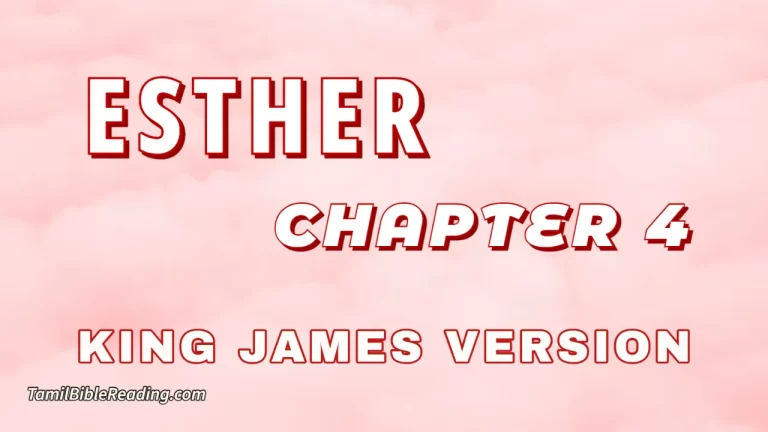 Esther Chapter 4, English Bible, KJV Bible, online English Bible, tbr site,