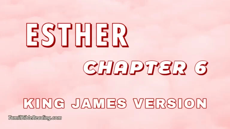 Esther Chapter 6, English Bible, KJV Bible, online English Bible, tbr site,