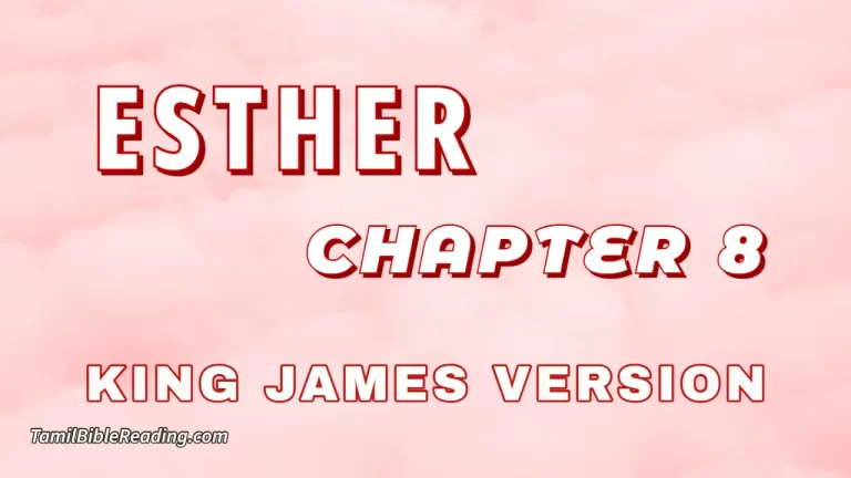 Esther Chapter 8, English Bible, KJV Bible, online English Bible, tbr site,