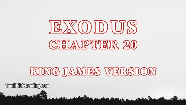 Exodus Chapter 20, English Bible, tamil bible reading, Bible Reading,