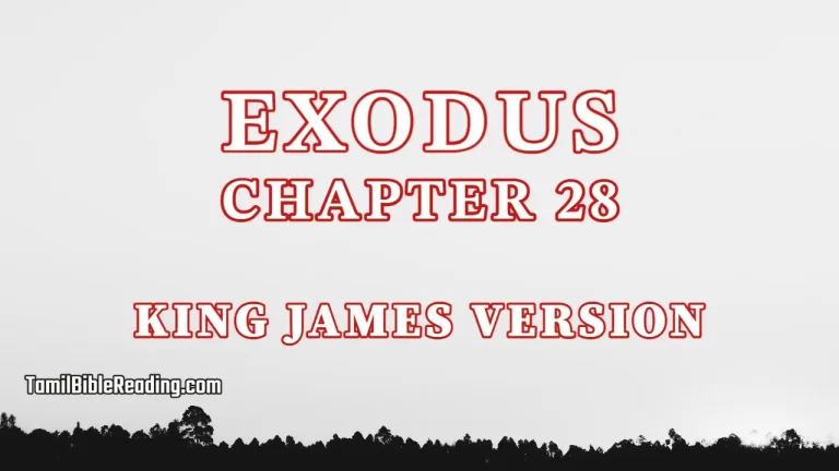 Exodus Chapter 28, English Bible, tamil bible reading, Bible Reading,