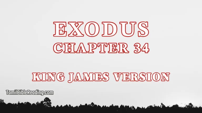 Exodus Chapter 34, English Bible, tamil bible reading, Bible Reading,