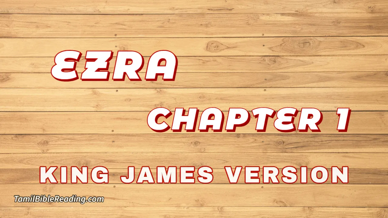 Ezra Chapter 1, English Bible, KJV Bible, online English Bible, tbr site,