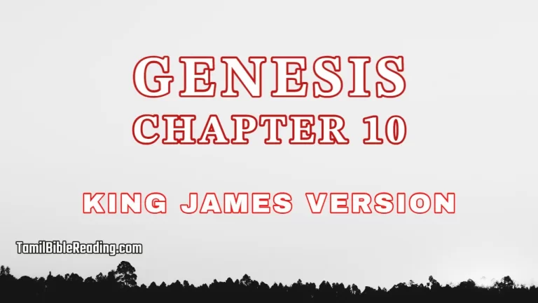 Genesis Chapter 10, English Bible, tamil bible reading, Bible Reading,