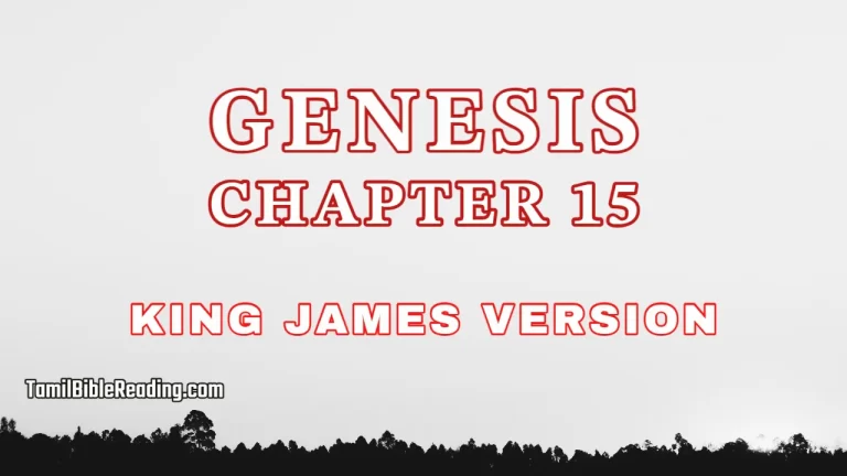 Genesis Chapter 15, English Bible, tamil bible reading, Bible Reading,