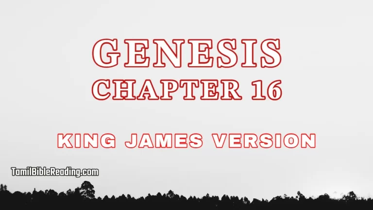 Genesis Chapter 16, English Bible, tamil bible reading, Bible Reading,