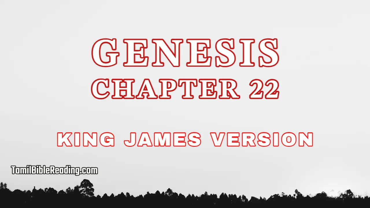 Genesis Chapter 22, English Bible, tamil bible reading, Bible Reading,
