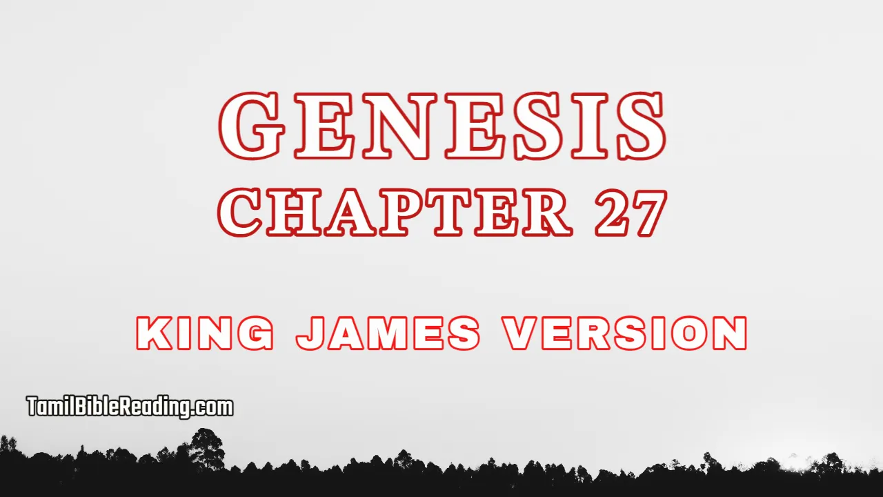 Genesis Chapter 27, English Bible, tamil bible reading, Bible Reading,