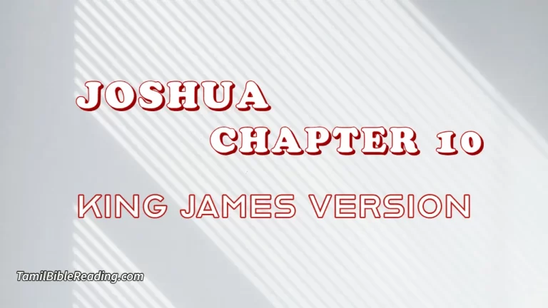 Joshua Chapter 10, English Bible, KJV Bible, online English Bible, tbr site,