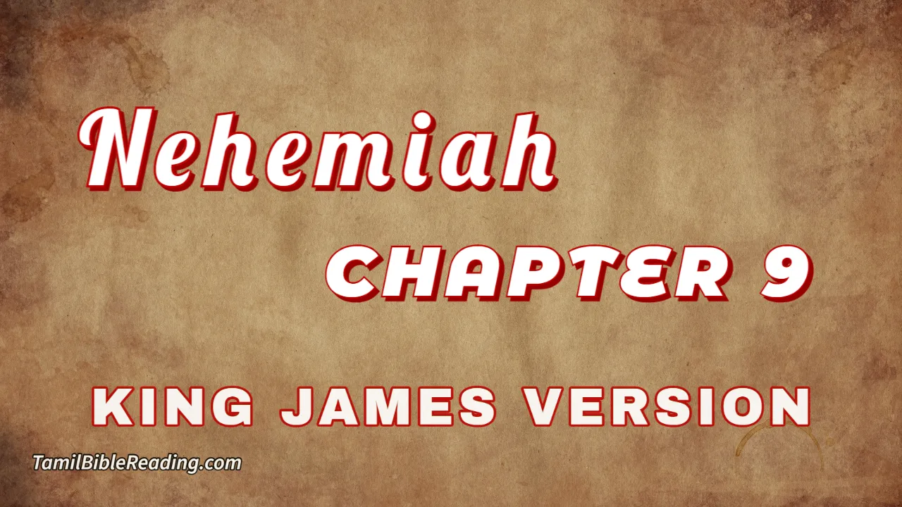 Nehemiah Chapter 9, English Bible, KJV Bible, online English Bible, tbr site,