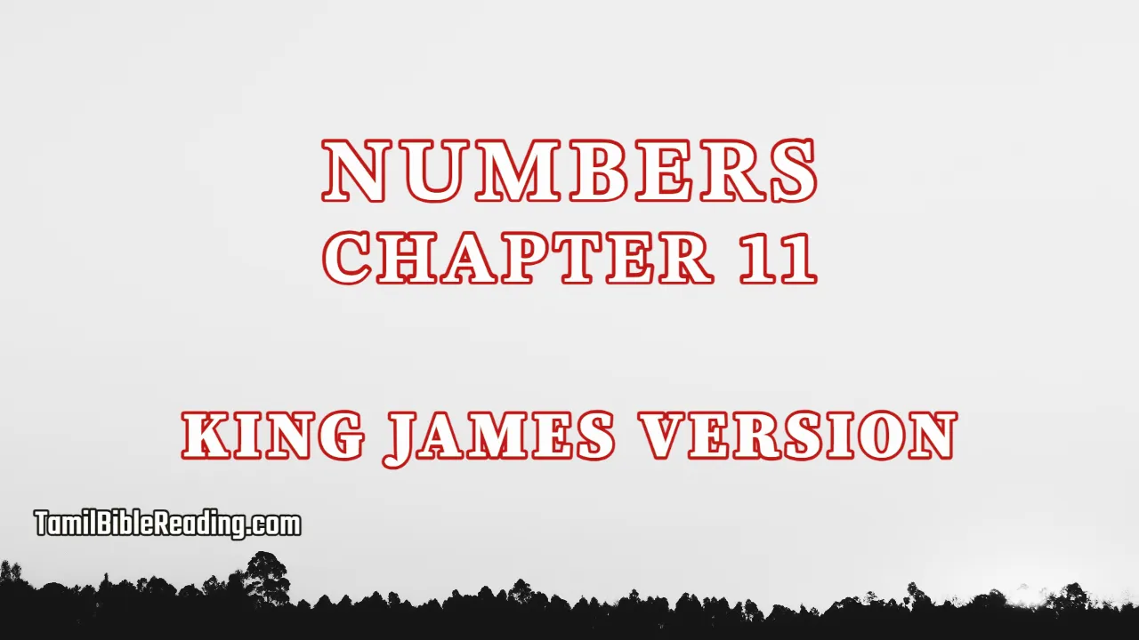 Numbers Chapter 11, English Bible KJV, tamil bible reading, Bible Reading,