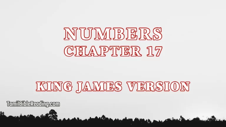 Numbers Chapter 17, English Bible KJV, tamil bible reading, Bible Reading,