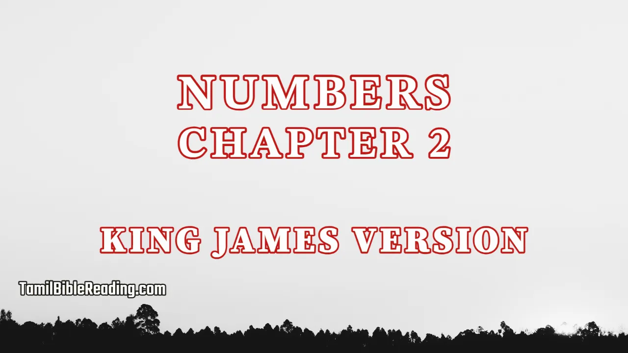 Numbers Chapter 2, English Bible KJV, tamil bible reading, Bible Reading,
