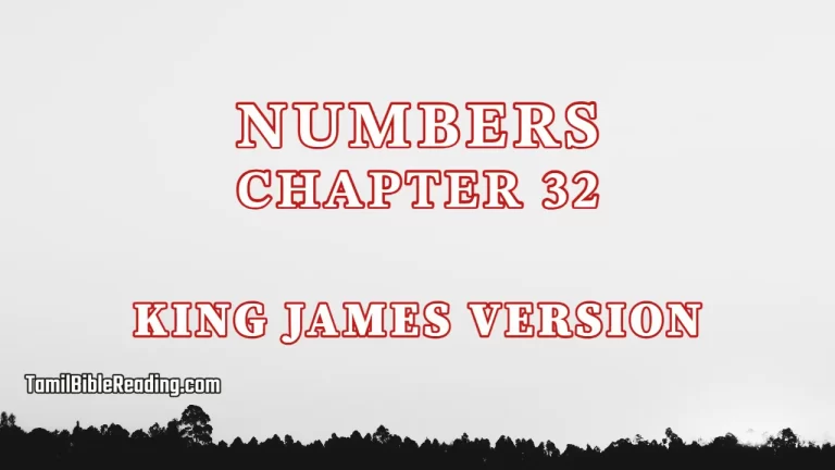 Numbers Chapter 32, English Bible KJV, tamil bible reading, Bible Reading,