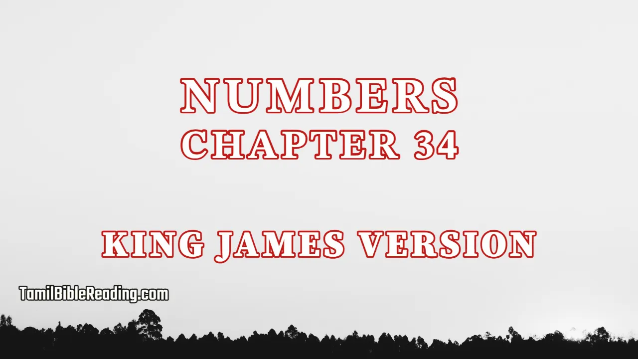 Numbers Chapter 34, English Bible KJV, tamil bible reading, Bible Reading,
