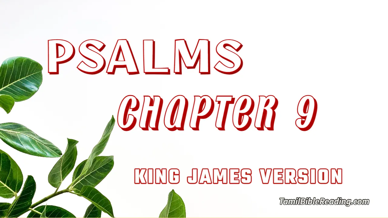 Psalms Chapter 9, English Bible, KJV Bible, online English Bible, tbr site,