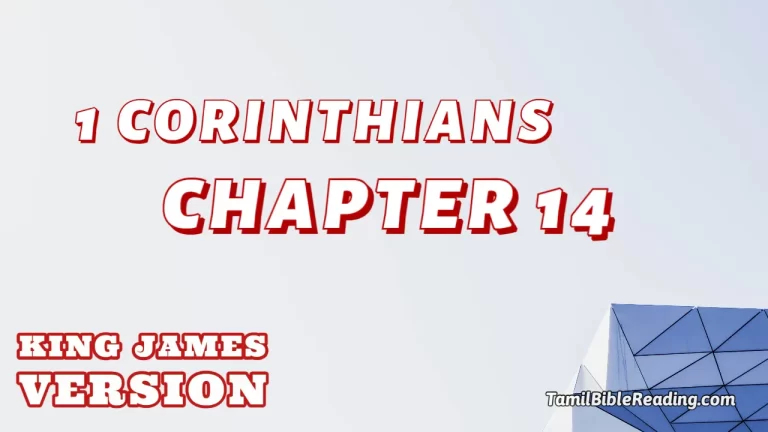 1 Corinthians Chapter 14, English Bible KJV, online english Bible, tbr site,