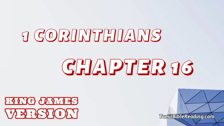 1 Corinthians Chapter 16, English Bible KJV, online english Bible, tbr site,