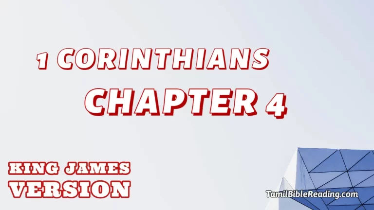 1 Corinthians Chapter 4, English Bible KJV, online english Bible, tbr site,