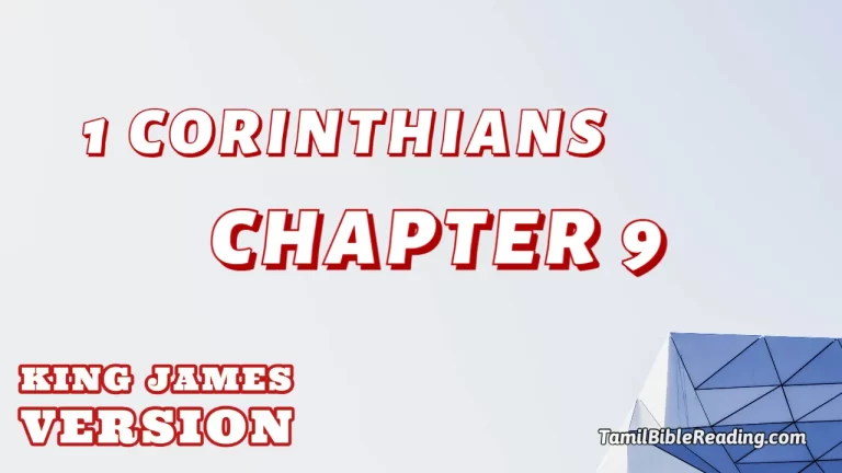 1 Corinthians Chapter 9, English Bible KJV, online english Bible, tbr site,