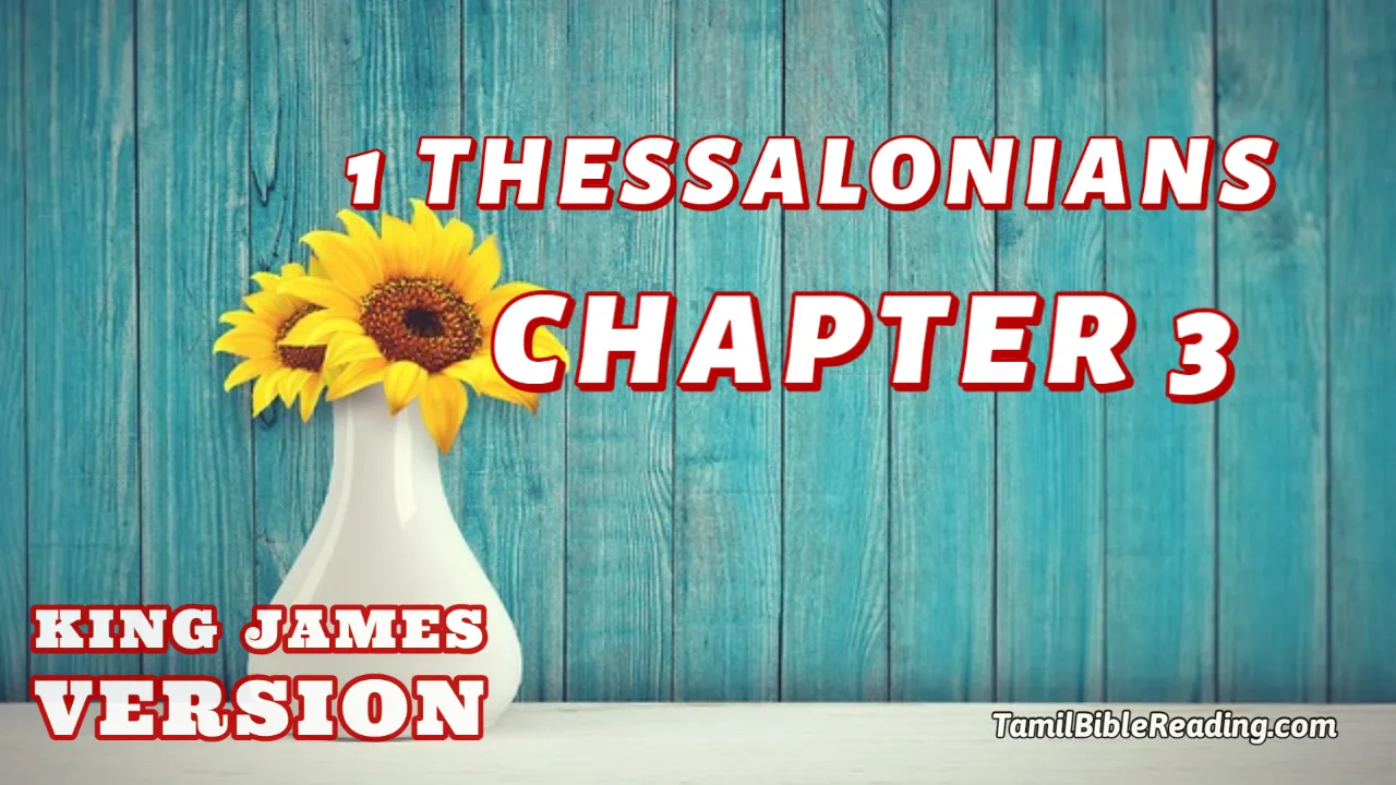 1 Thessalonians Chapter 3, English Bible KJV, online english Bible, tbr site,