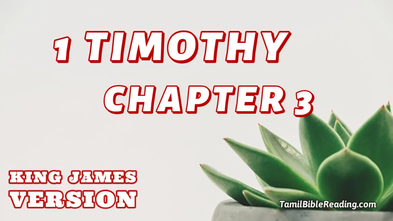 1 Timothy Chapter 3, English Bible KJV, online English Bible, tbr site,