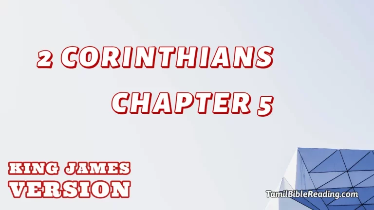 2 Corinthians Chapter 5, English Bible KJV, online english Bible, tbr site,