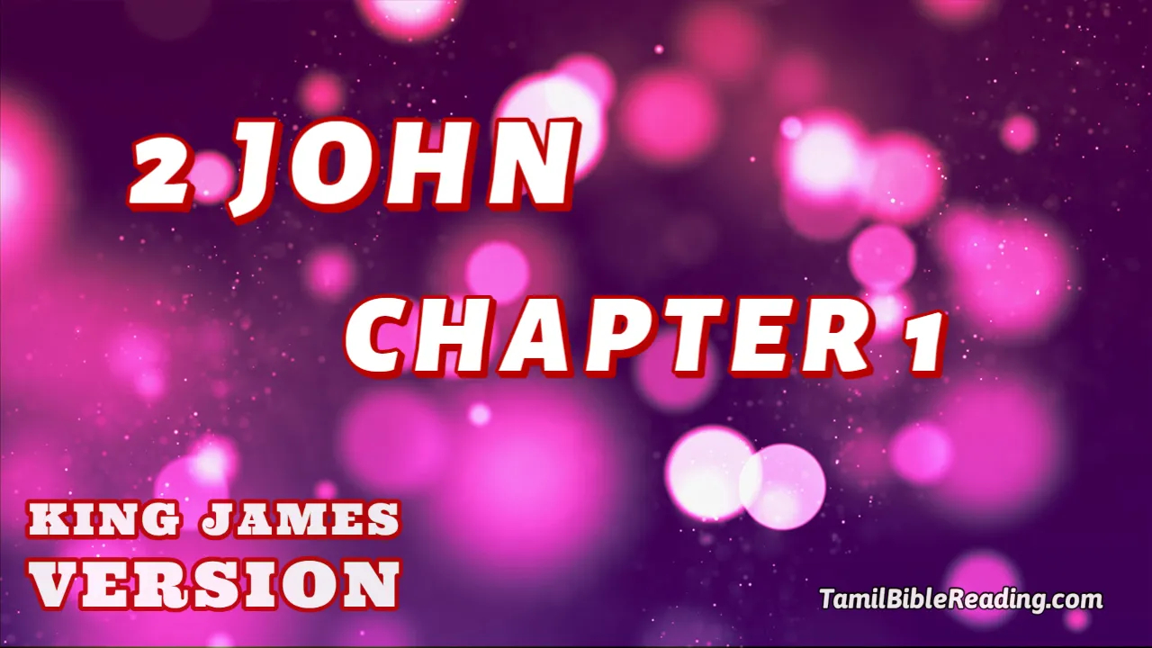 2 John Chapter 1, English Bible KJV, online English Bible, tbr site,