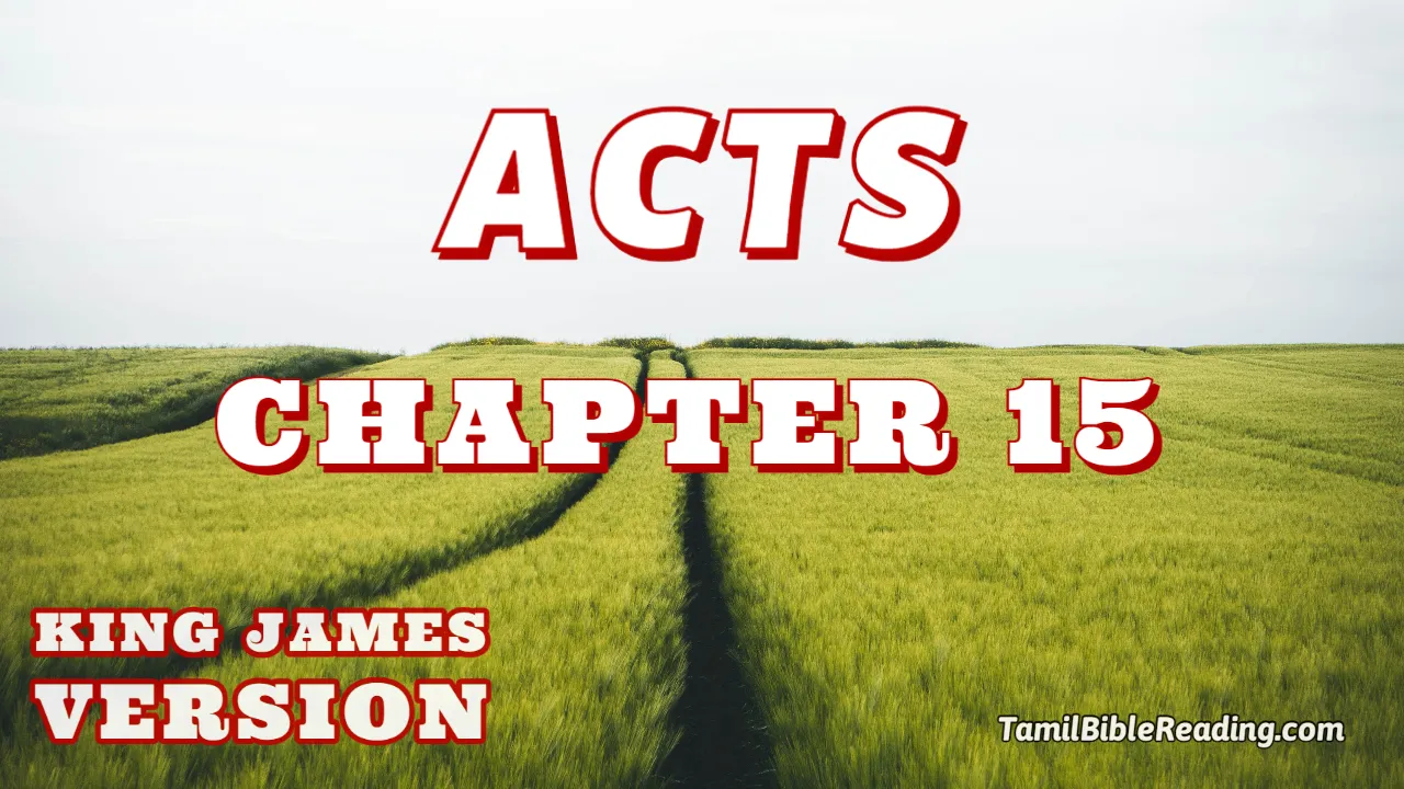 Acts Chapter 15, English Bible KJV, online Bible Reading, tbr site,